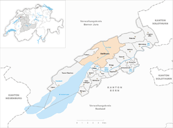 Karte Gemeinde Biel Bienne 2010